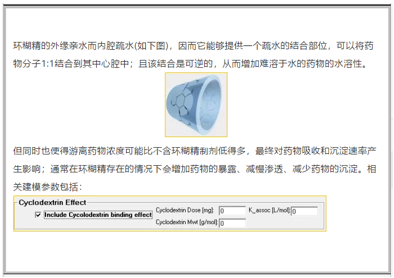 問題解答 | GastroPlus的環糊精效應設置中，各個參數的含義是什么？